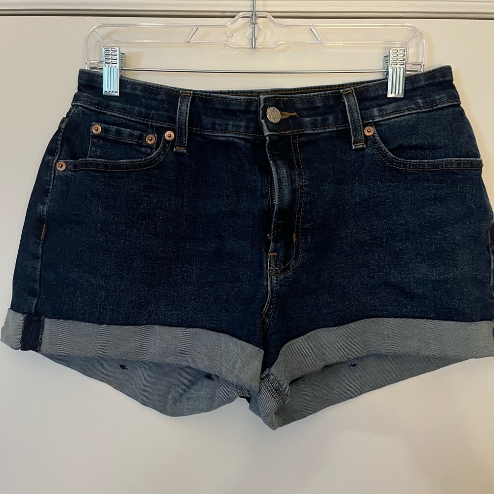Levi's Dark Blue Jean Shorts